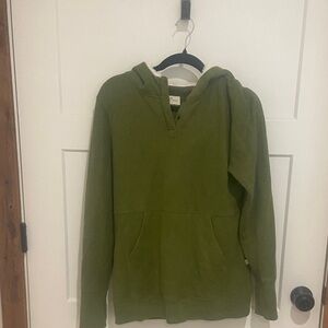 Olive Green Women's Hoodie Sweater